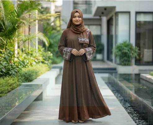 Humaira Koti Borkha For Women - Original Dubai Cherry Fabric Borkha